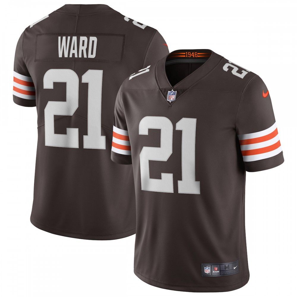 Denzel Ward Cleveland Browns Nike Vapor Limited Jersey - Brown-GridironStore